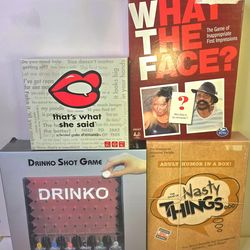 Game lot for adults all complete...1 is unopened.. please see pics