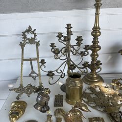 Brass Antique Lot 
