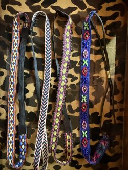 4 Southwestern Beaded Headbands