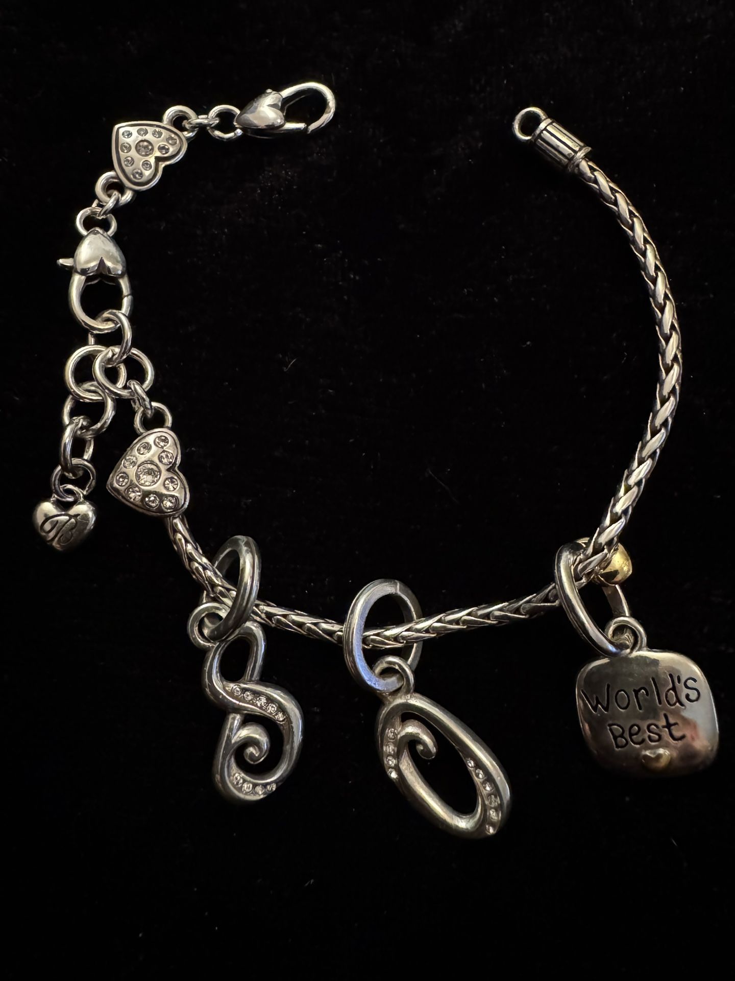 Brighton Sterling Silver Charm Bracelet