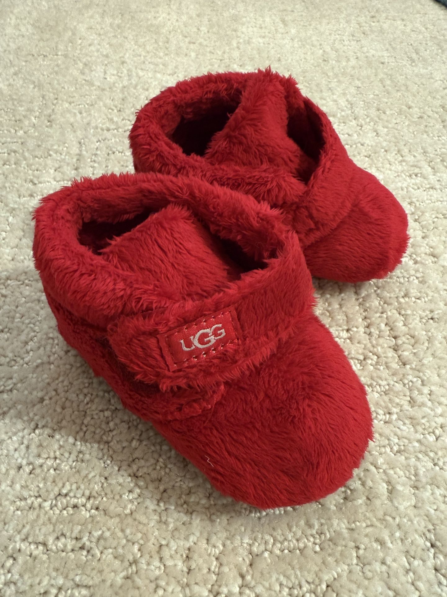 Ugg Baby Bixie Bootie Ribbon Red 4/5 Size