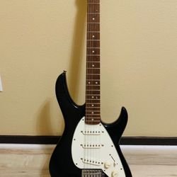 Brownsville NY Black Electric Guitar