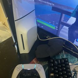 New Ps5 Disc W Controller And Collage Fb 25