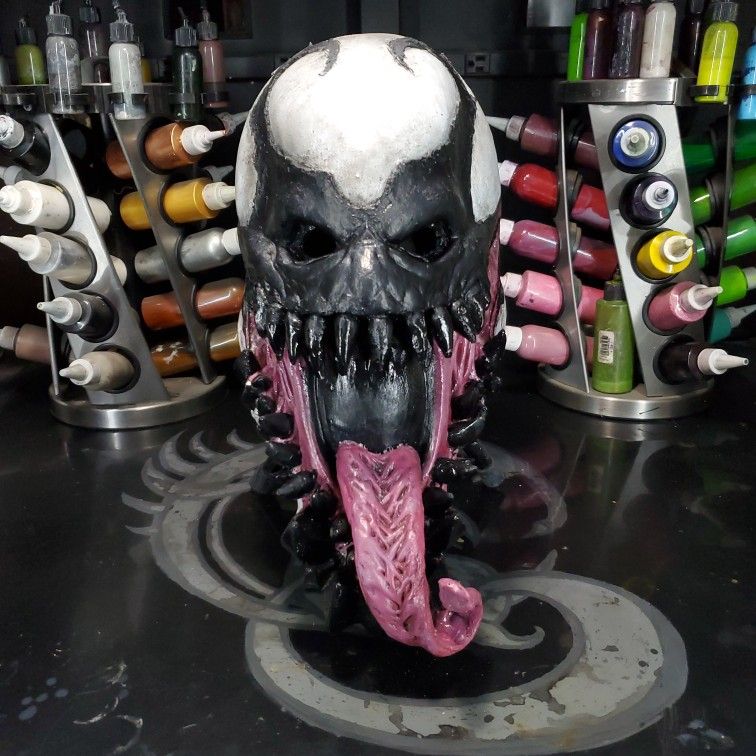 REevilLution FX The Reanimator Latex Mask Cosplay Halloween Anti Venom Marvel