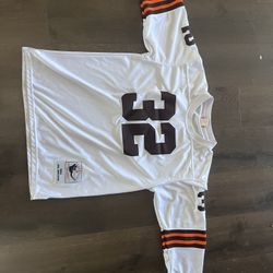 Jim Brown Browns Long Sleeve Jersey 