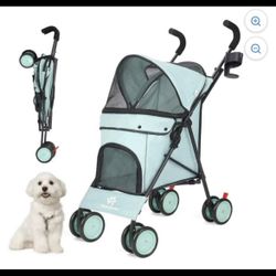Foldable Pet Stroller for Small Pets 