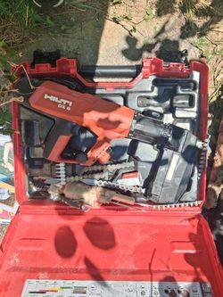 Hilti nail gun and ram set