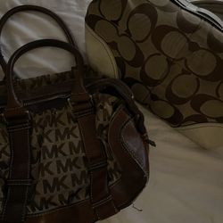 Michael Kors + Coach mini real purses 