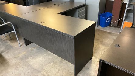 L shaped desk