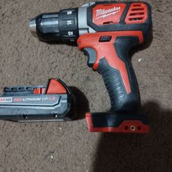 Milwaukee Drill And Battery 
