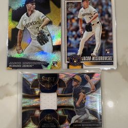 2024 Panini Select - Selective Swatches Jacob Misiorowski (MEM, RC) + 2 RC Cards