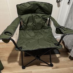 Uline Folding Camping Chair Forest Green