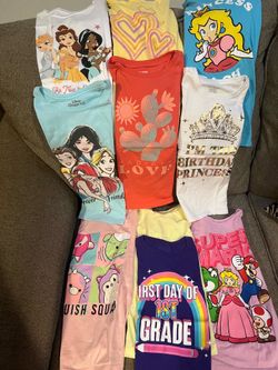 Girls shirts size medium 7-8
