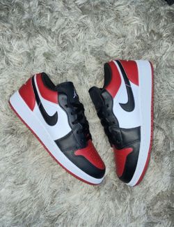 Jordan 1 Low “Bred toe”❤️ 5.5