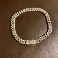 White Gold Played Diamond Chain 