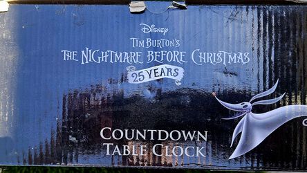 🎃 Nightmare Before Christmas Countdown Table Clock 