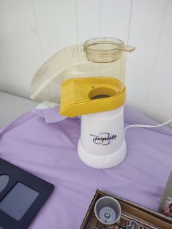 Hot Air Popcorn Maker With Butter Melting Pot