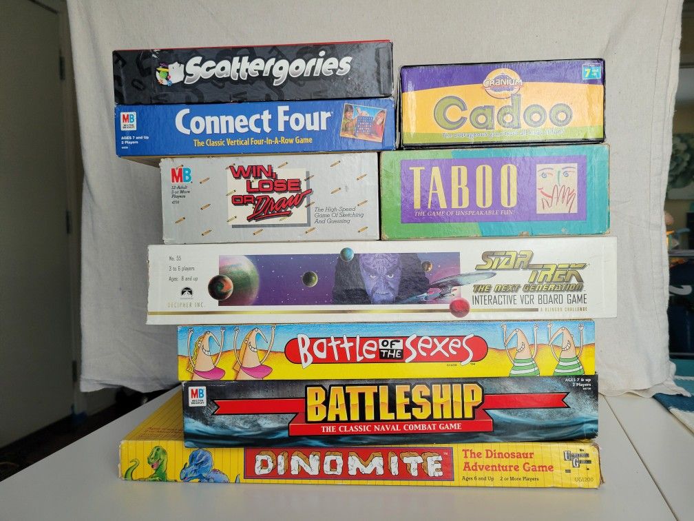 Board Games for Sale! (Incl. Rare Star Trek Game!)