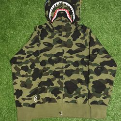 Camo Bape Zip Up Hood