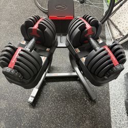 Bowflex Dumbbells With Stand