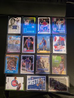 Detroit Pistons Sports card lot