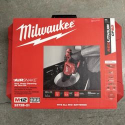 Milwaukee M12 Drain Cleaning Airsnake Air Gun Kit