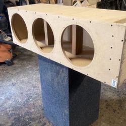 Three 12” Ported Subwoofer In Closer. 