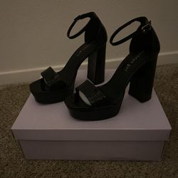 Platform Black Heels 