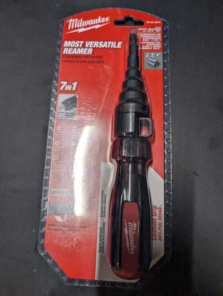 Milwaukee 7-in-1 Conduit Reamer W/Ecx Bit