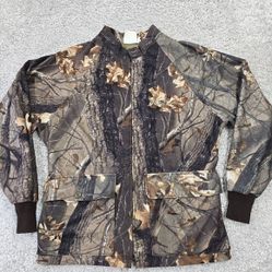 ScentLok Hunting Jacket Men Large Camo Realtree Hardwoods Scent Control USA
