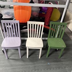 Pottery Barn Kids Chairs 4 Total