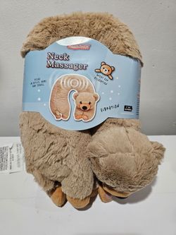 HealthTouch Plush Bear Vibrating Neck Massager