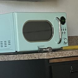 Teal Microwave 