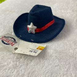 NEW SMALL pet Sheriff/Patriotic Pet Hat