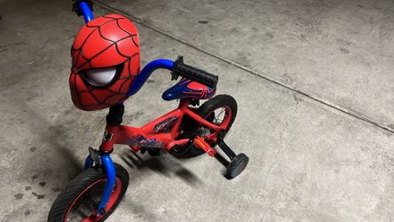 Toddler bike spider man