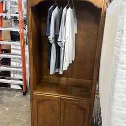 Solid Wood Freestanding Wardrobe Closet 