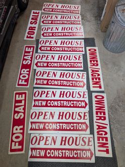 Real Estate Signs Lot