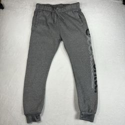 Ecko Unltd Jogger Sweatpants Mens Medium Gray Fleece Logo Athletic Streetwear
