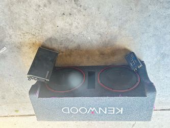 2x 12” Kenwood Subwoofers + Kicker Amp + LOC