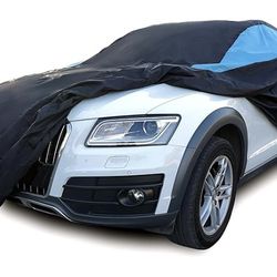 Car Cover All Weather Snowproof UV Protection Windproof Outdoor Full SUV Car Cover