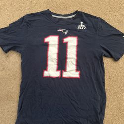 Julian Edelman SB New England Patriots T Shirt Jersey 