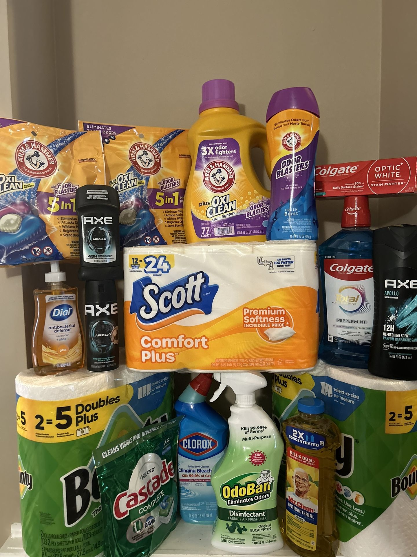 Household Bundle Arm & Hammer/Bounty/Scott