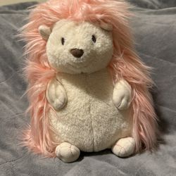 Large Hedgehog Pink Plush