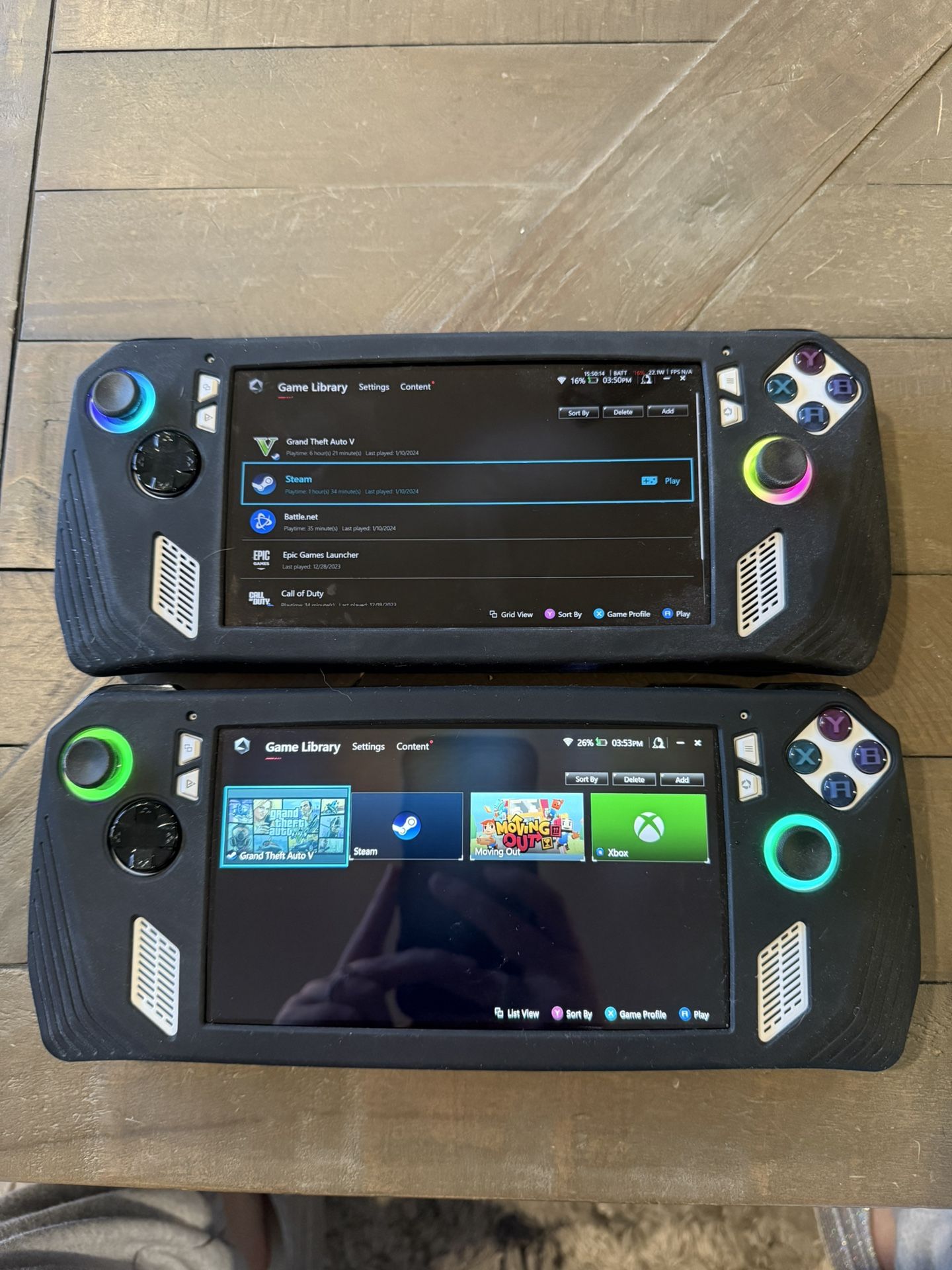 2 ROG Ally White Gaming Hand Held