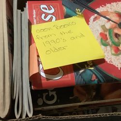 Box Full Of Cookbooks