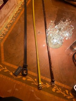 J.Crew  size” M “Women's  Belt and Bebe “M “ belts each $10