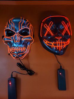 Lite up Halloween Masks_$8 each