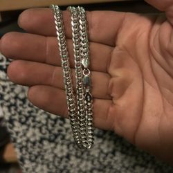 Italian Sterling 925 Necklace 22”