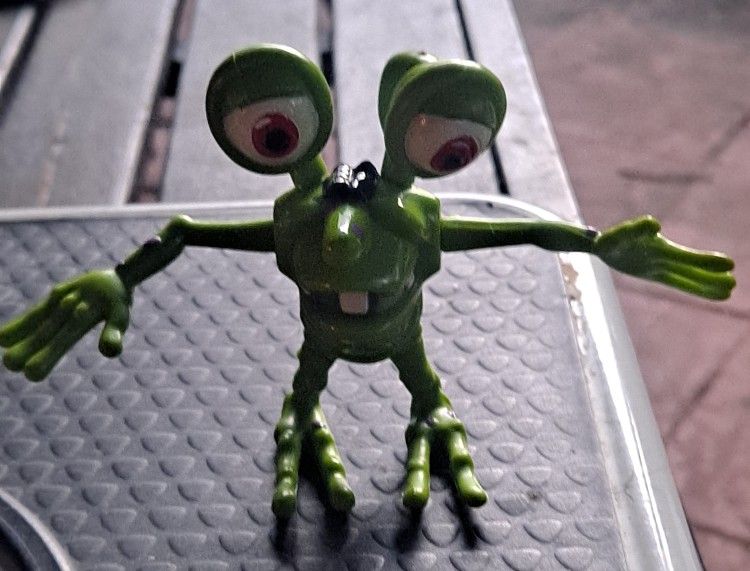 1995 Vintage Mr Bumpy Bump in the Night Poseable Action Figure Subway Meal Toy