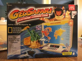 Geo Safari Electronic Learning Game